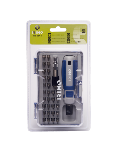 Juego De Puntas De 1/4"  32 Piezas 475-32a-1 Irimo