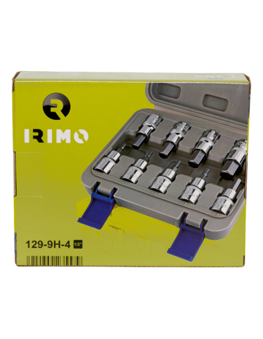 Juego De Puntas 1/2 Hex Drivers 9p 129-9h-4 Irimo