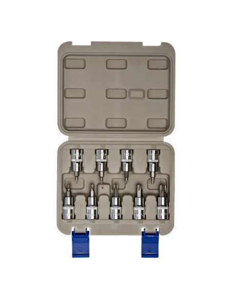 Juego De Puntas 1/2" Torx T20-60 9 Piezas 129-9t-4 Irimo Juego De Puntas 1/2" Torx T20-60 9 Piezas 129-9t-4 Irimo