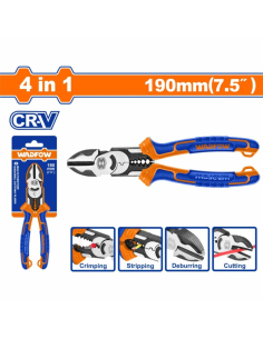 Alicate Corte Diagonal Multi 4 En 1 Wpl3778 Wadfow