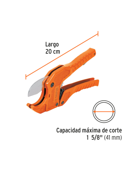 Tijera Corta Tubo Pvc Corte Hasta 41mm Sistema Crique 12860 Truper Tijera Corta Tubo Pvc Corte Hasta 41mm Sistema Crique 12860 Truper