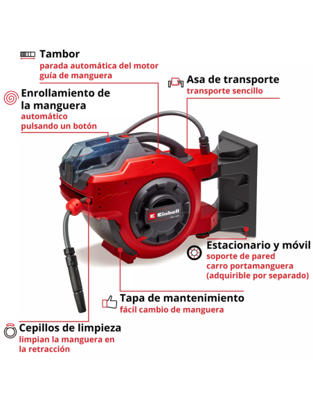 Enrollador Manguera Ge-hr 18/30 Li-solo 4173770  Einhell Enrollador Manguera Ge-hr 18/30 Li-solo 4173770  Einhell
