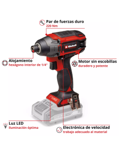 Atornillador Impacto Tp-ci 18/220 Li Bl - Solo 4510085 Einhell 2