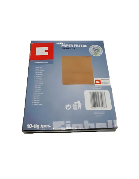 Filtro Papel Para Aspiradora 1820 X 10 U 2351100 Einhell Filtro Papel Para Aspiradora 1820 X 10 U 2351100 Einhell