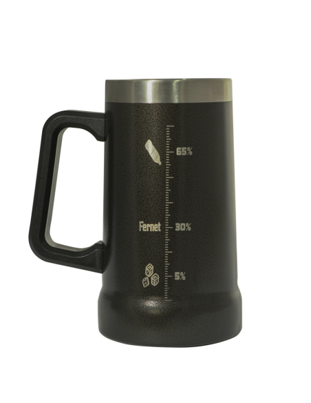Vaso Fernetero 700ml Negro Vfl700-8n Lusqtoff