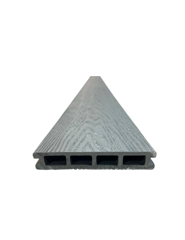 Deck Wpc Black 25 Mm 290cm X 14cm X Caja 5 U + Clips Encastre Greenland