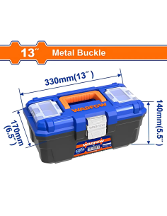Caja P/ Herramientas 13" Broche Metal Wtb3313 Wadfow