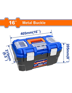 Caja P/herramientas 16" Broche Metal Wtb3316 Wadfow