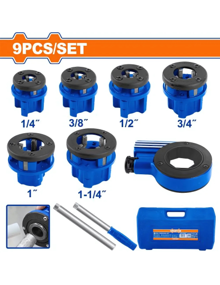 Set De Terrajas 9 Pzs 1/4 A1 1/4 Wjk1d61 Wadfow
