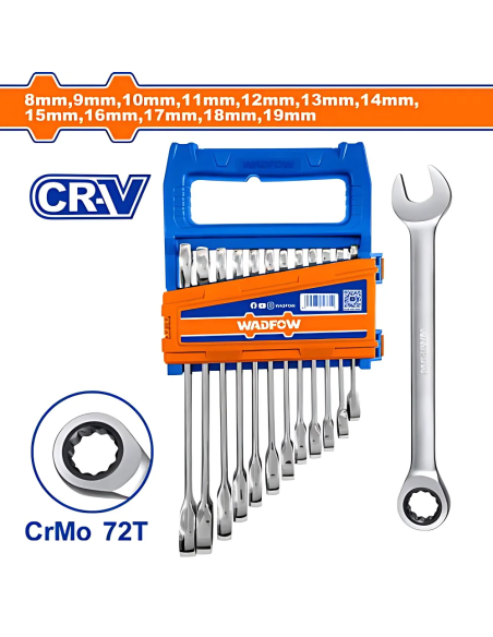 Set Llaves Combinadas 12 Pzs Wsp4212 Wadfow Set Llaves Combinadas 12 Pzs Wsp4212 Wadfow