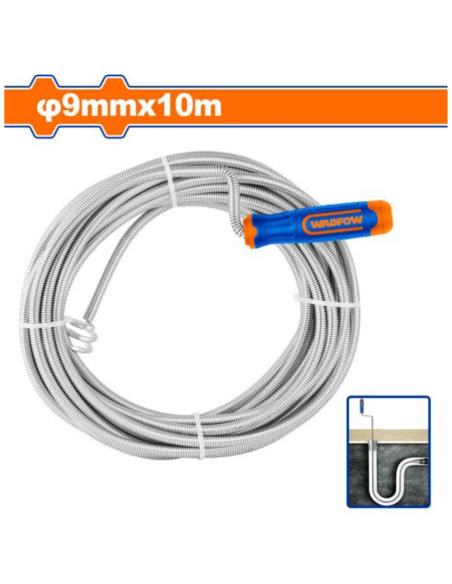 Cinta Destapa Caneria Con Mango 10 Mts Wdd2310 Wadfow