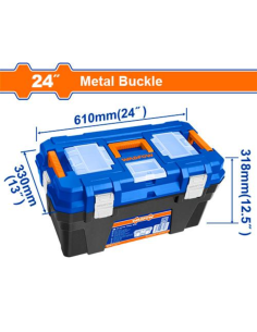 Caja P/herramientas 24" Con Broche Metal Wtb3324 Wadfow