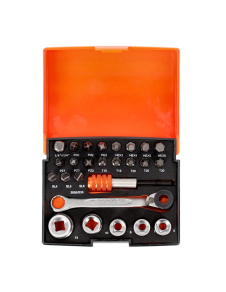 Set Tubos Y Puntas 26 Pzs Sb2058/s26 Bahco
