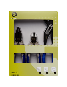 Set De Alicates Combinado 3 Piezas 602-3-c Irimo 2