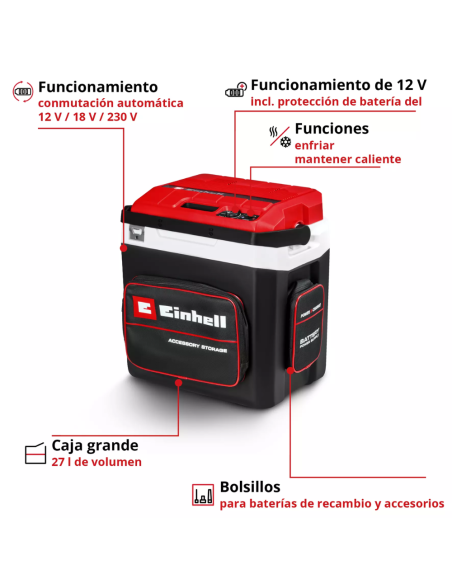 Heladera Portatil 18v Te-col 18/27 Li-solo 2048420 Einhell Heladera Portatil 18v Te-col 18/27 Li-solo 2048420 Einhell