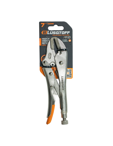 Pinza De Presion Mordaza Recta 7" Pro L4300 Lusqtoff