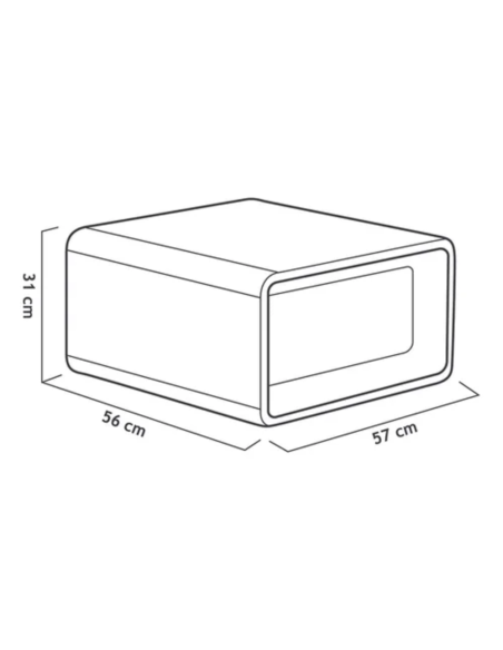 Set Living Exterior 2 Sillones + 1 Sillon 2 Cuerpos + 1 Mesa Centro Setapolo