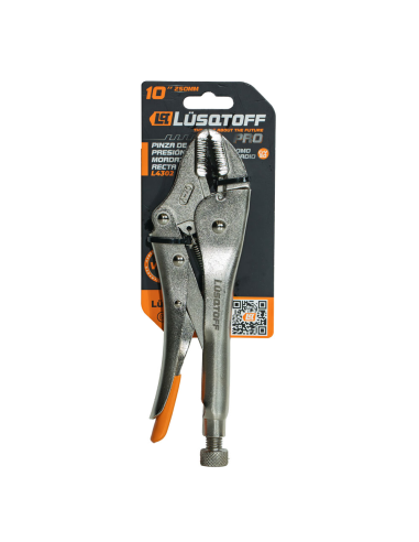 Pinza De Presion Mordaza Recta 10" Pro L4302 Lusqtoff