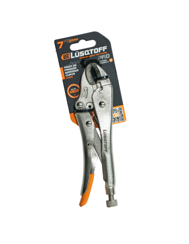 Pinza De Presion Mordaza Curva 7" Pro L4304 Lusqtoff