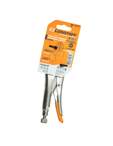 Pinza De Presion Mordaza Curva 7" Pro L4304 Lusqtoff