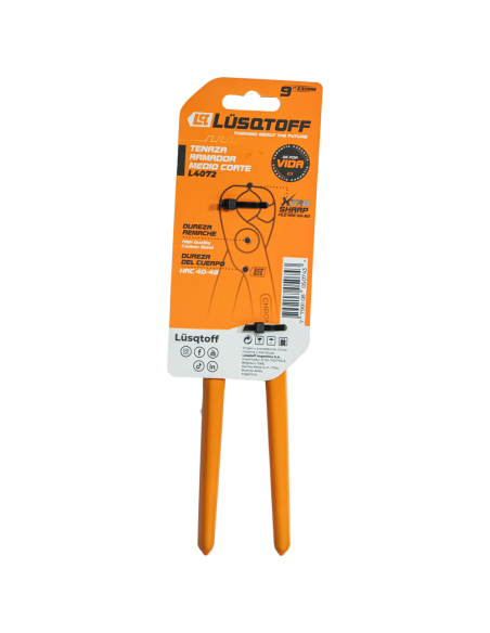 Tenaza Armador Medio Corte 9" L4072 Lusqtoff