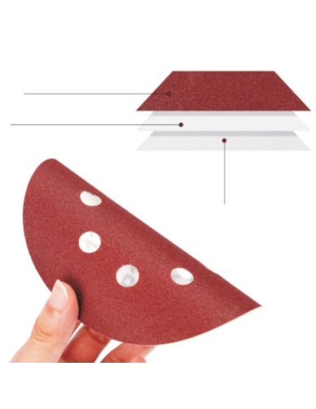 Disco De Velcro Lija 115mm Grano 80 811603 Federal Tools