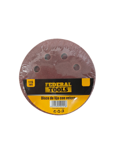 Disco De Velcro Lija 115mm Grano 120 811605 Federal Tools 2