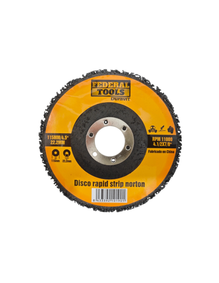 Disco De Fibra Abrasivo 115x22 2mm 812301 Federal Tools