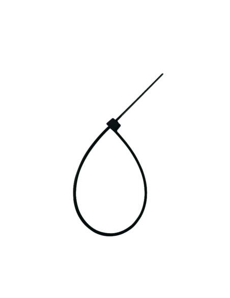 Precinto Plastico Negro 4.8x250 100 Pcs 873120 Federal Tools