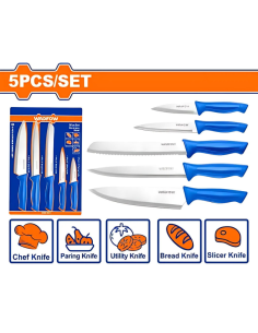 Set Cuchillos De Cocina 5 Pzs Wkk1k51 Wadfow