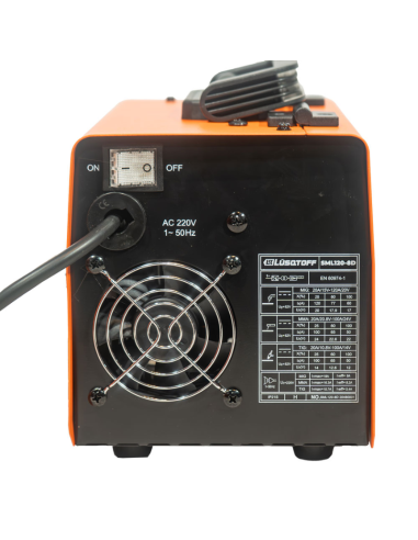 Soldadora Inverter Dual Mma Flux Sml120-8dk Lusqtoff