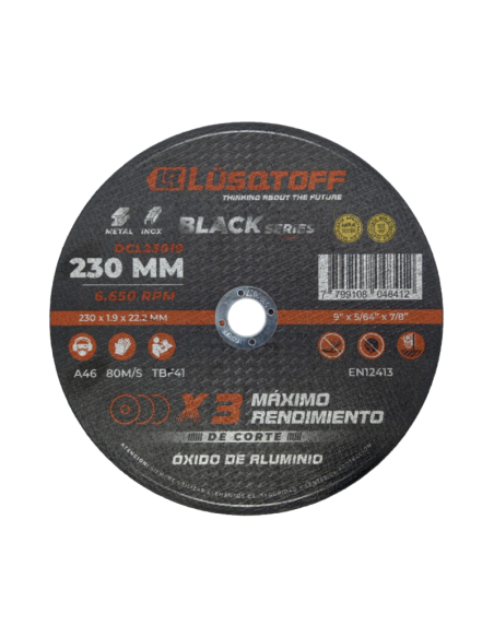 Disco De Corte 230 X 1.9 X 22 Dcl23019 Lusqtoff Disco De Corte 230 X 1.9 X 22 Dcl23019 Lusqtoff
