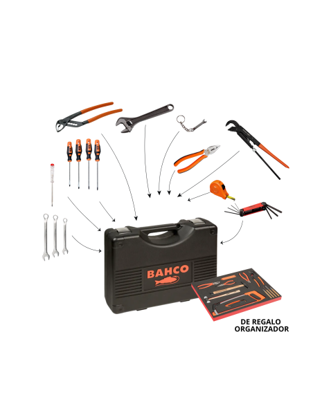 Caja Con Herramientas Hogar 16 Pzs 4750bmv-bherr Bahco