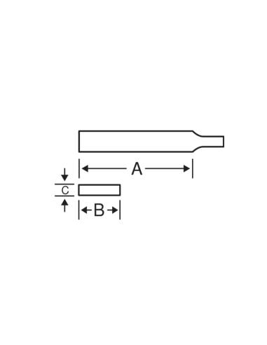 Lima Plana Paralela Con Mango 1-100-06-1-2 Bahco