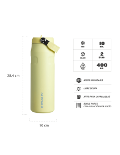 Vaso Aerolight Flipstraw 710 Ml Pomelo 10-11283-159 Stanley 2