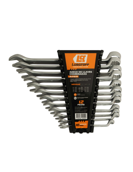 Juego Llaves Combinadas 12pcs Jlc12-9 Lusqtoff