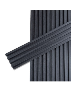 Revestimiento De Pared Wpc 9 Mm P056 X Caja 12 Placas Greenland