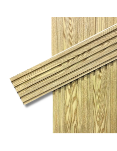 Revestimiento De Pared Wpc 9 Mm P072 X Caja 12 Placas Greenland