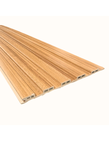 Revestimiento De Pared Wpc 9 Mm P054 X Caja 12 Placas Greenland