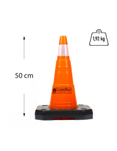 Cono Ciudad Light Estandar 50 Cm Con Base 2051-1r Conoflex