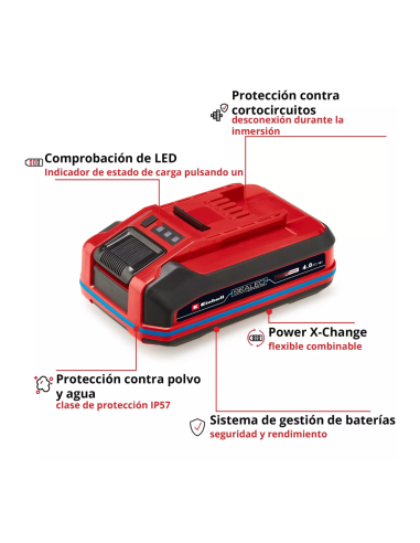 Bateria Sumergible 18v 4.0 Ah 4511627 Einhell