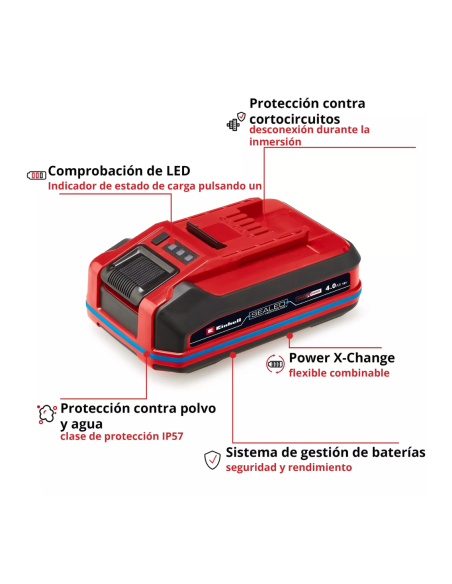 Bateria Sumergible 18v 4.0 Ah 4511627 Einhell