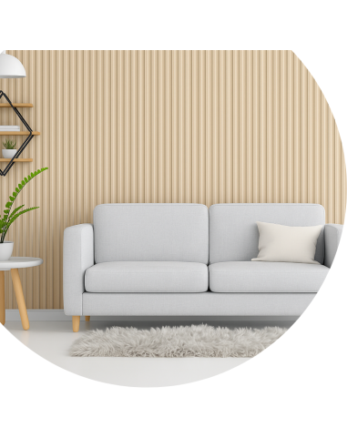 Revestimiento De Pared Wpc 9 Mm M2058 Caja X 15 Placas  Greenland