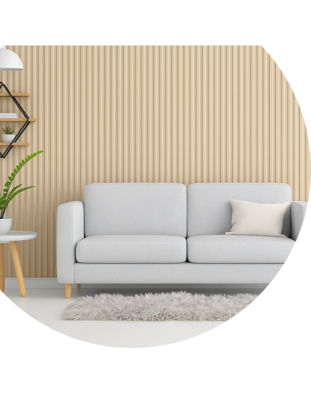 Revestimiento De Pared Wpc 9 Mm M2058 Caja X 15 Placas  Greenland