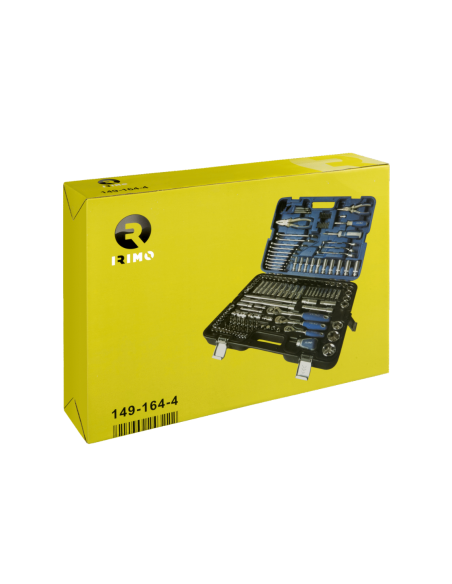 Caja De Tubos Y Llaves Combinadas 164 Piezas 1/4 3/8 1/2 149-164-4 Irimo Caja De Tubos Y Llaves Combinadas 164 Piezas 1/4 3/8 1/2 149-164-4 Irimo