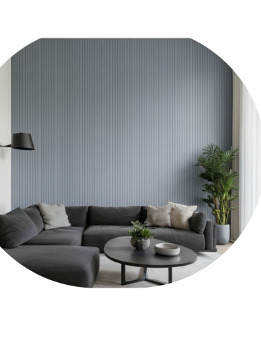 Revestimiento De Pared Wpc 9 Mm M2061 Caja X 15 Placas Greenland