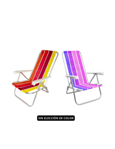 Reposera Baja 4 Posiciones Oferta Color Surtido Cad0001 Botafogo