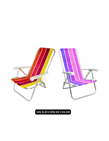 Reposera Baja 4 Posiciones Oferta Color Surtido Cad0001 Botafogo