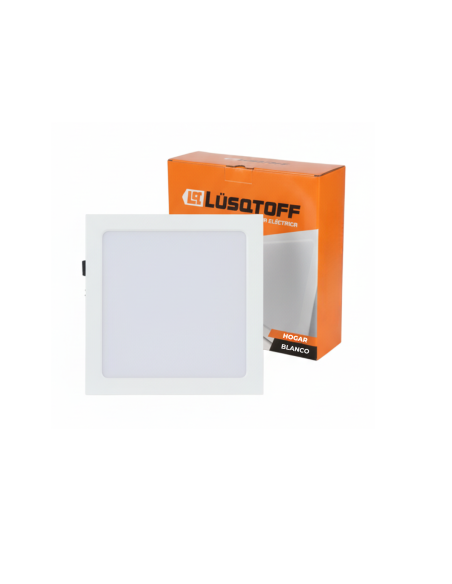 Plafon Exterior Cuadrado 12w Lqlec12f Lq Elec