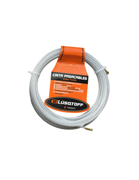 Cinta Pasa Cable Acero 4*15 Mts Lqeace-15 Lq Elec